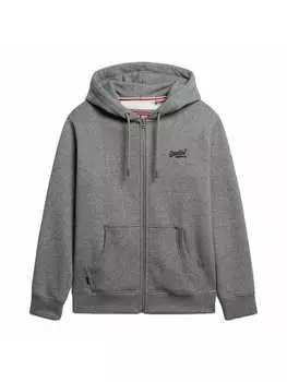 Толстовка Superdry Sweatjacke, цвет Grau (Volcanic Black Grit)