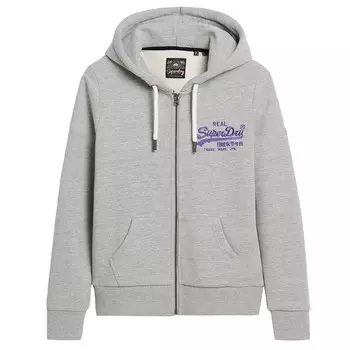 Толстовка Superdry Sweatjacke, серый