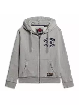 Толстовка Superdry Sweatjacke, серый