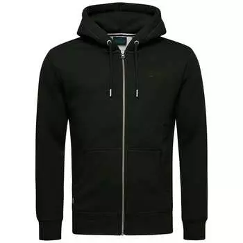 Толстовка Superdry Sweatjacke, темно-зеленый