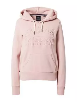 Толстовка Superdry, светло-розовый