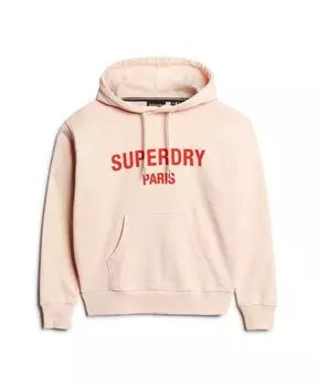 Толстовка Superdry, светло-розовый