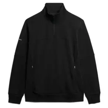 Толстовка Superdry Tech half zip, черный