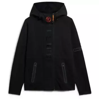 Толстовка Superdry Tech Logo full zip, черный