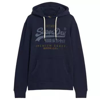 Толстовка Superdry, темно-синий