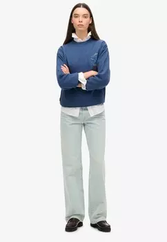 Толстовка Superdry, темно-синий