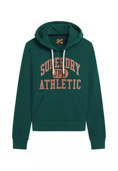 Толстовка Superdry, темно-зеленый
