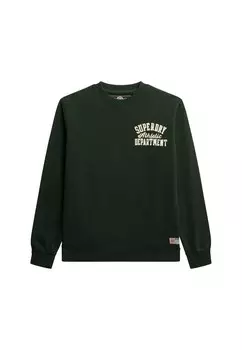 Толстовка Superdry, темно-зеленый