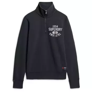 Толстовка Superdry Track & Field Graphic half zip, черный