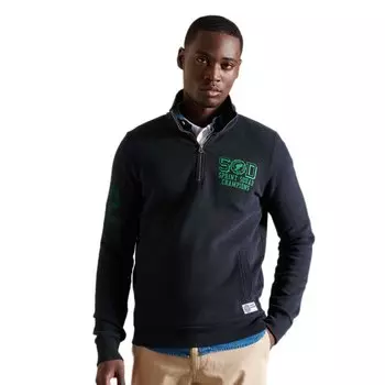 Толстовка Superdry Track & Field Half Zip, синий