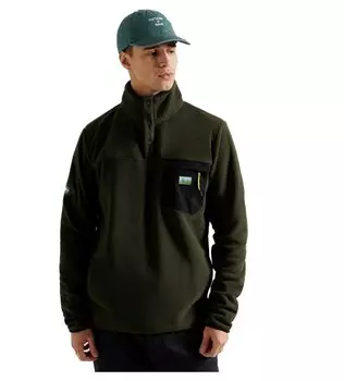 Толстовка Superdry Trail Polar Pop, зеленый