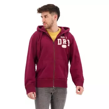 Толстовка Superdry Vintage Athletic Full Zip, красный