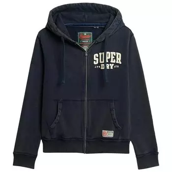 Толстовка Superdry Vintage Athletic Full Zip, синий