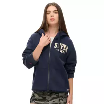 Толстовка Superdry Vintage Athletic full zip, синий