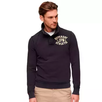 Толстовка Superdry Vintage Athletic Henley, синий