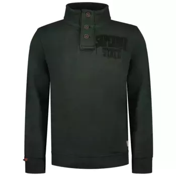 Толстовка Superdry Vintage Athletic Henley, зеленый