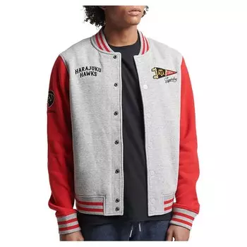 Толстовка Superdry Vintage Collegiate Bomber, белый