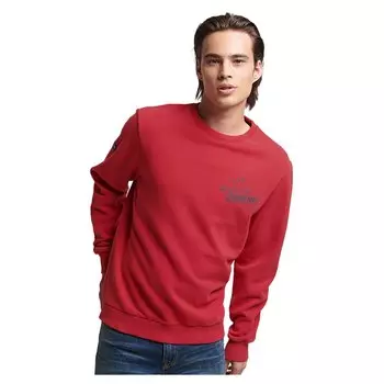 Толстовка Superdry Vintage Crossing Lines Bk, красный