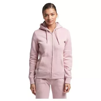 Толстовка Superdry Vintage Logo Emb Full Zip, розовый