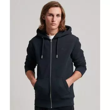 Толстовка Superdry Vintage Logo Emb Full Zip, синий