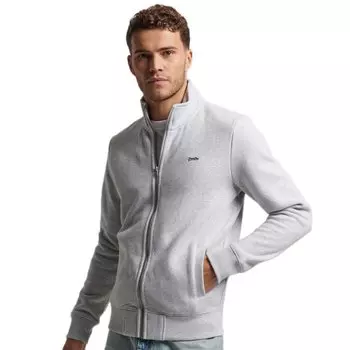 Толстовка Superdry Vintage Logo Embroidered Track Full Zip, серый