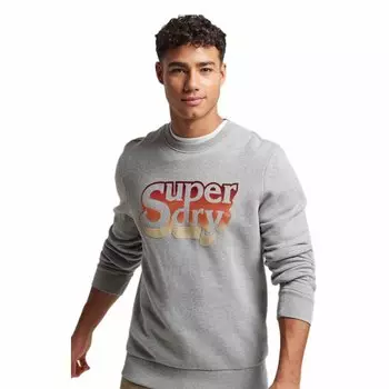 Толстовка Superdry Vintage Shadow Crew, серый