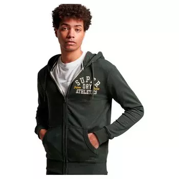 Толстовка Superdry Vintage Superstate Full Zip, зеленый