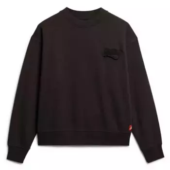 Толстовка Superdry Workwear Embroiderer Loose, коричневый