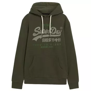 Толстовка Superdry, зеленый