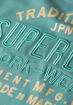 Толстовка Superdry, зеленый