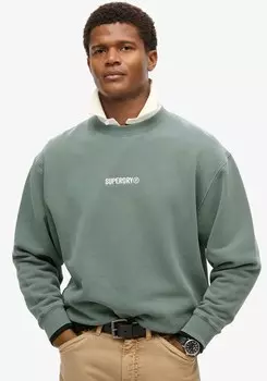 Толстовка Superdry, зеленый