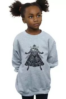 Толстовка «Супермен: Папа из стали» DC Comics, серый