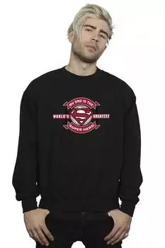 Толстовка Супермена Супергероя DC Comics, черный