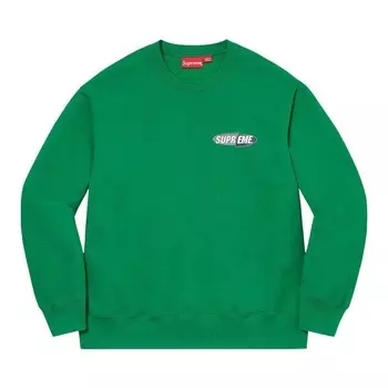 Толстовка Supreme 212 Crewneck Green, зеленый
