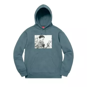Толстовка Supreme Akira Arm Hooded Sweatshirt Slate, синий