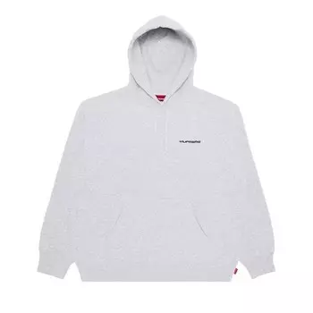 Толстовка Supreme AOI Stacked Hooded Sweatshirt Ash Grey, серый