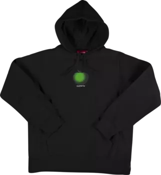 Толстовка Supreme Apple Hooded Sweatshirt 'Black', черный
