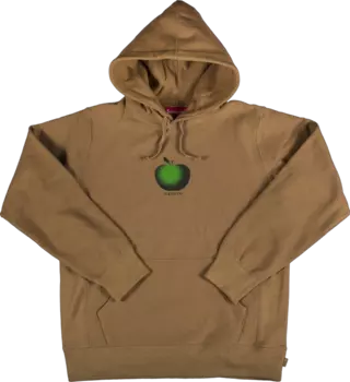 Толстовка Supreme Apple Hooded Sweatshirt 'Brown', коричневый