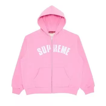 Толстовка Supreme Arc Thermal Zip Up Hooded Sweatshirt Pink, розовый