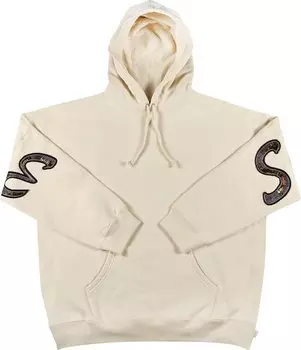 Толстовка Supreme Beaded Hooded Sweatshirt 'Natural', кремовый