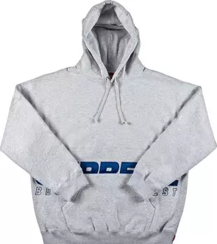 Толстовка Supreme Best Of The Best Hooded Sweatshirt 'Ash Grey', серый
