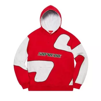 Толстовка Supreme Big S Hooded Sweatshirt Red, красный