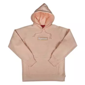 Толстовка Supreme Box Logo Hooded, персиковый