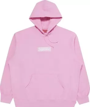 Толстовка Supreme Box Logo Hooded Sweatshirt 'Pink', розовый