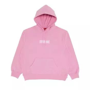 Толстовка Supreme Box Logo Hooded Sweatshirt Dusty Pink, розовый