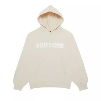 Толстовка Supreme Collegiate Hooded 'Natural', белый