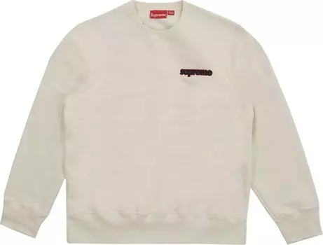 Толстовка Supreme Connect Crewneck Sweatshirt 'Natural', кремовый