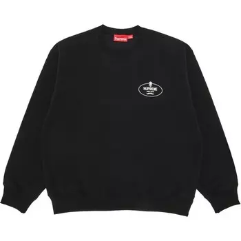 Толстовка Supreme Crest Crewneck, черный