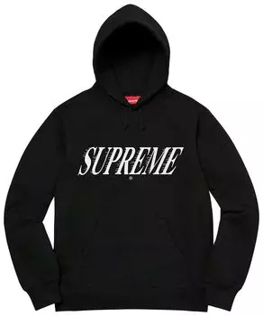 Толстовка Supreme Crossover Hooded Sweatshirt 'Black', черный