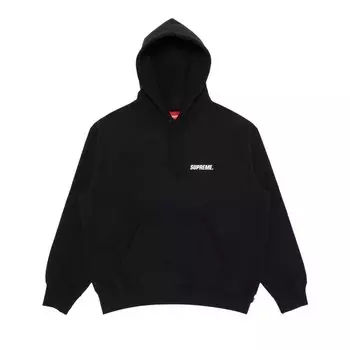 Толстовка Supreme Crown Hooded 'Black', черный